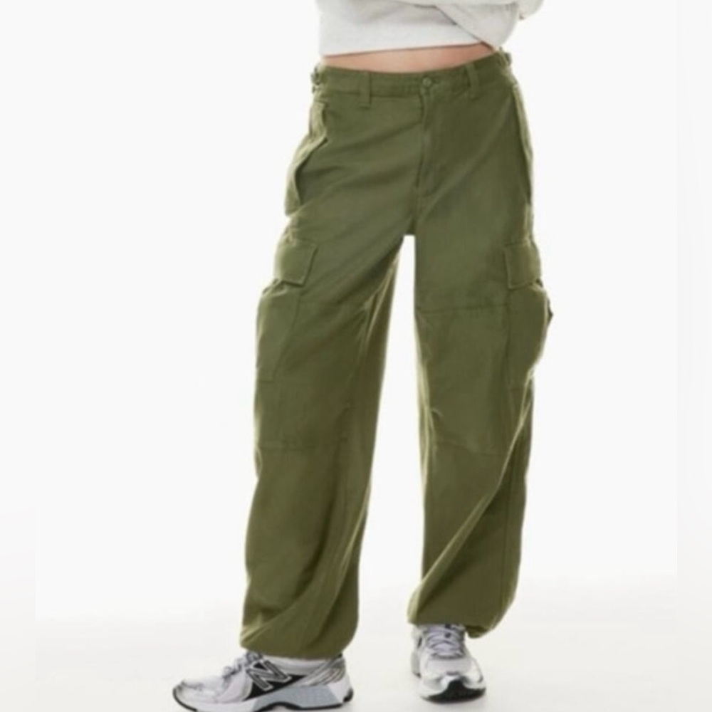 TNA Olive Green Cargo Pants